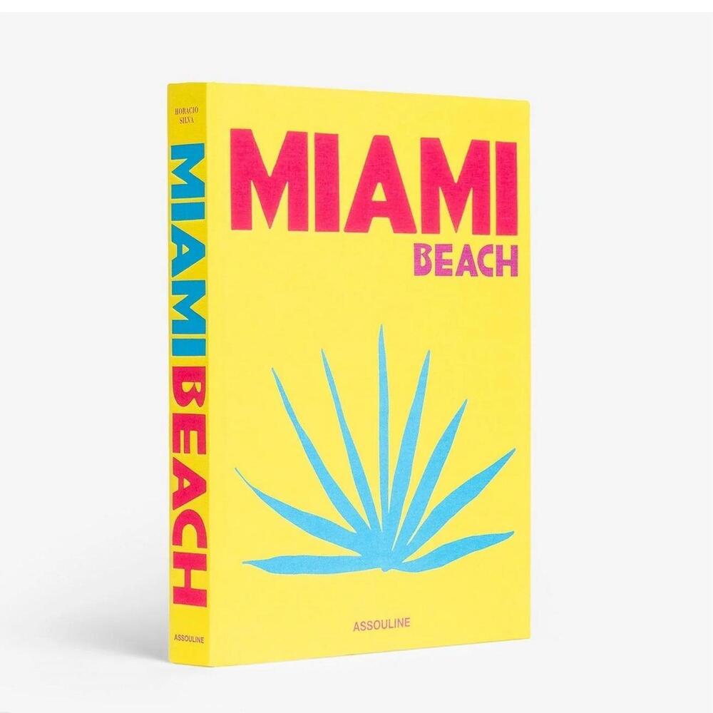NEW ASSOULINE miami beach classic book in yellow